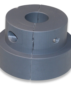 Extrusion plate divided PVC for agitator shaft ø 35 mm